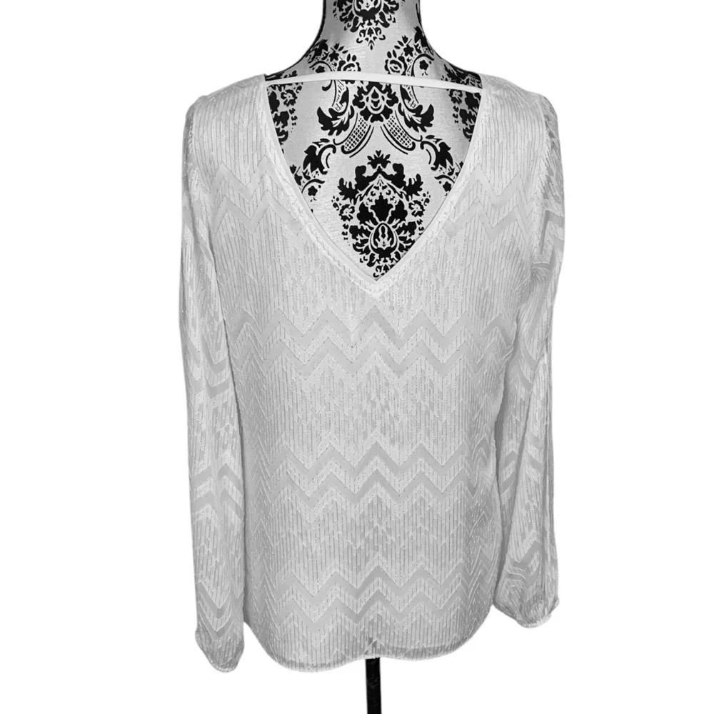 Joseph Ribkoff Chiffon Blouse - Picture 4 of 12